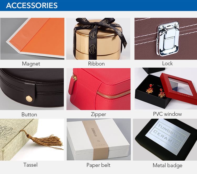 Accessories can be chosen about quality jewelry boxes