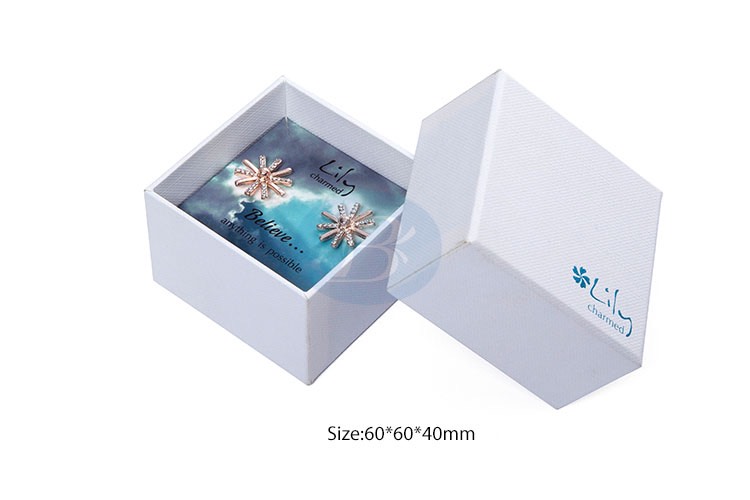 Environmental protection white jewelry box