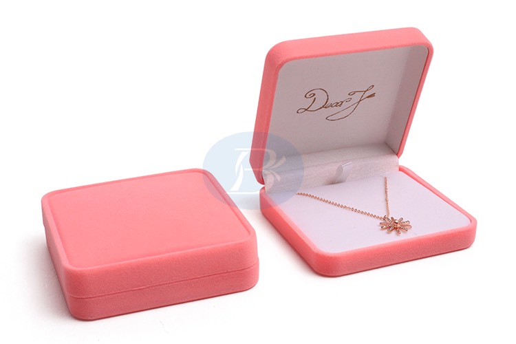 custom elegant pink jewelry box set