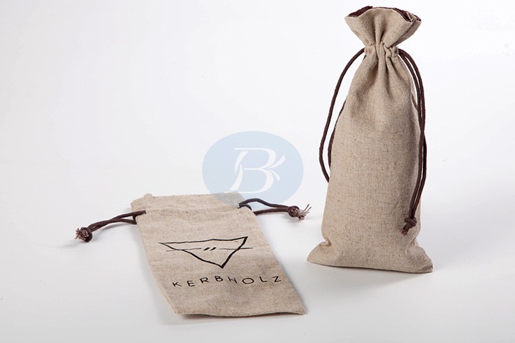 Wholesale cheap jute drawstring bag