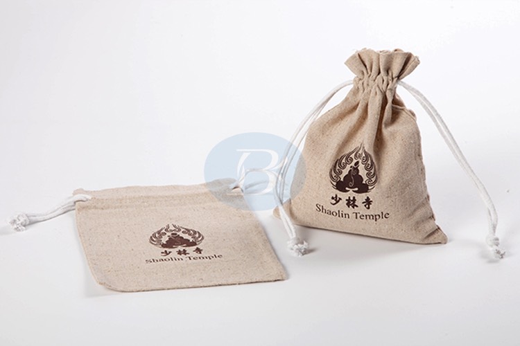  customized linen drawstring bag