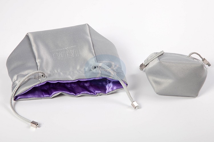 customized satin jewelry bag