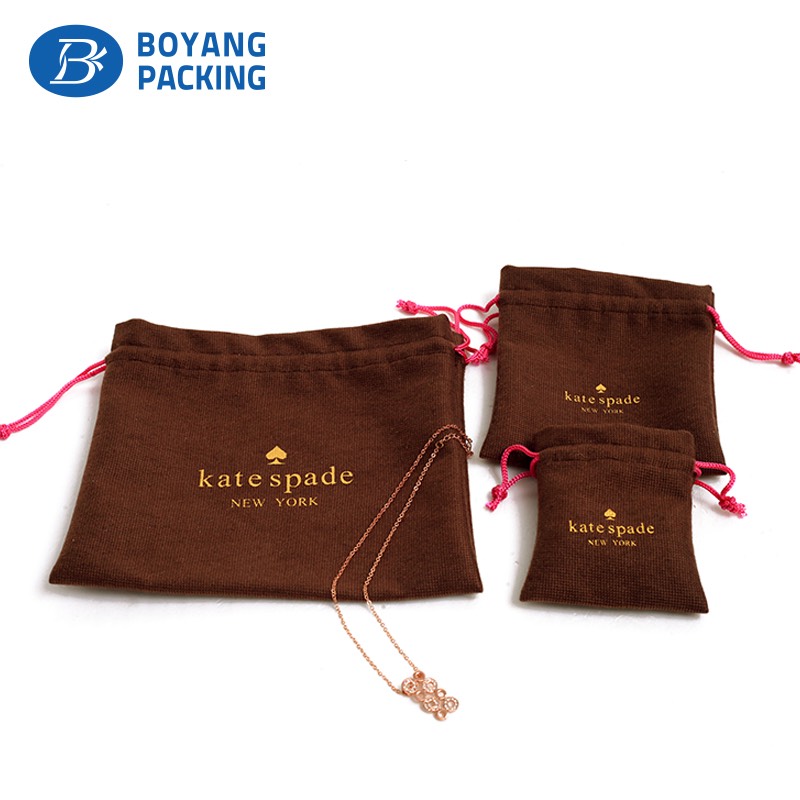 cotton pouch for jewelry factory