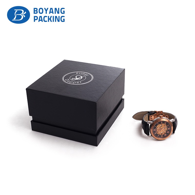 Customized paper watch box, watch box factory