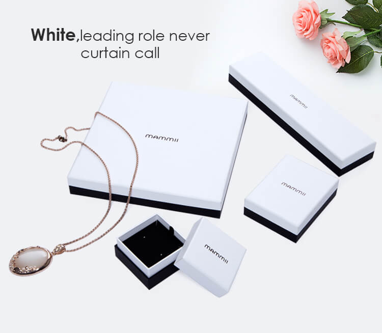 white paper jewelry gift boxes factory