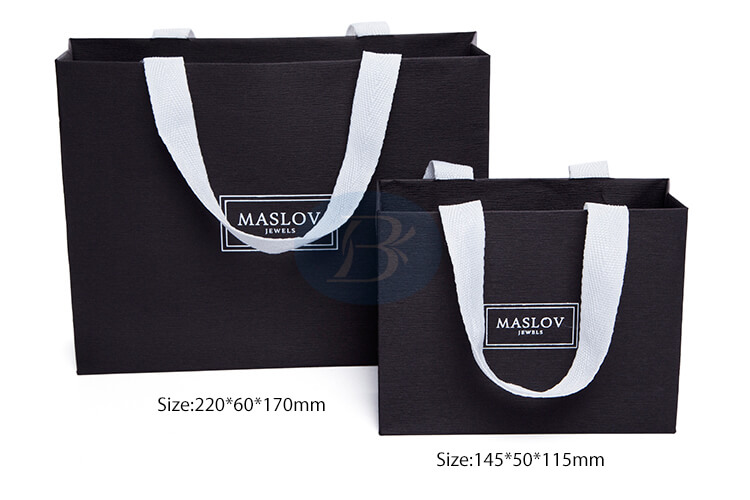 black paper bag manufacturers china factory