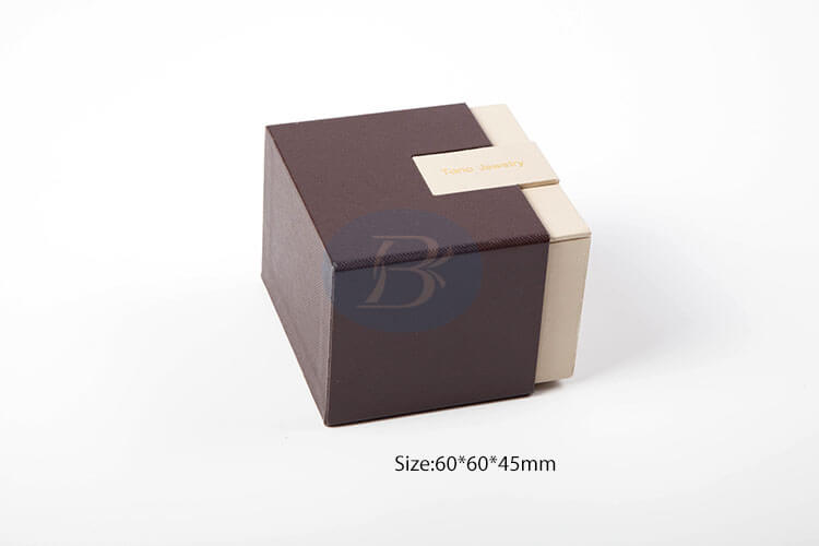 Custom drawer paper ring box