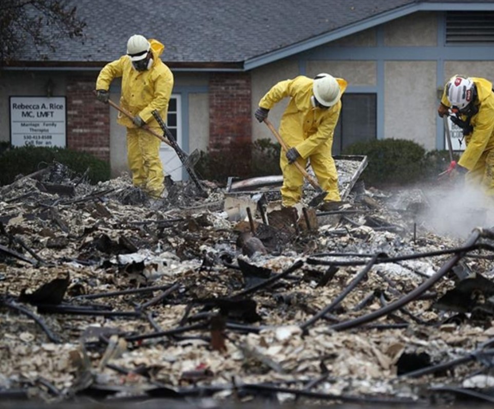 California mountain fire has caused 84 deaths. Rescue workers have increased search and rescue efforts.