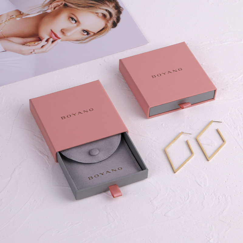 Wholesale Custom logo Luxury High Quality Chain Box Storage Packaging Flower Necklace Gift jewelry Box