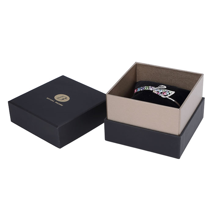 Custom black jewelry boxes wholesale necklace boxes