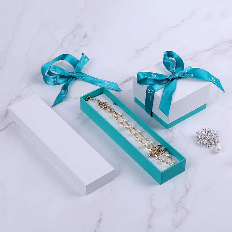 custom necklace gift paper box