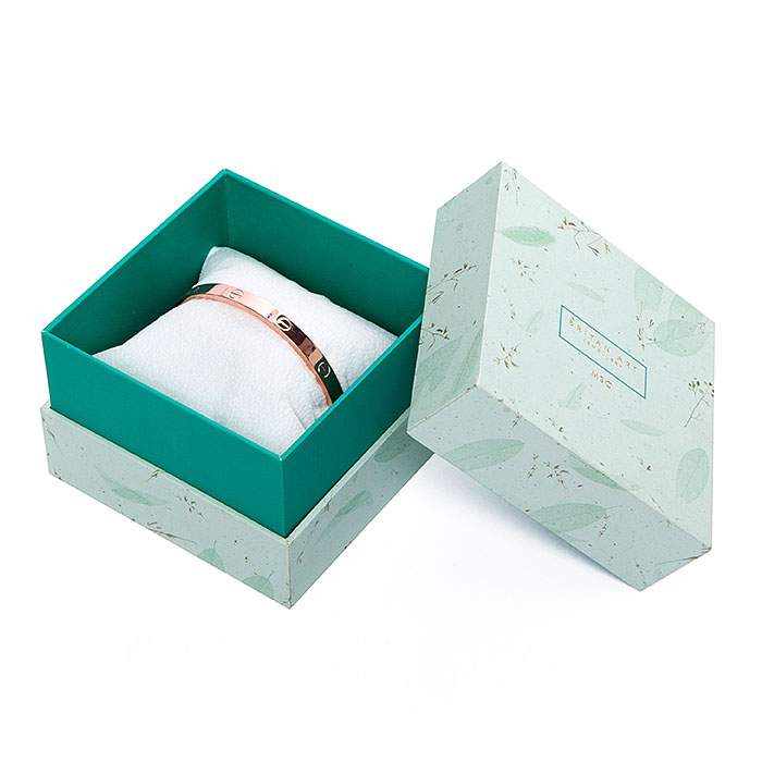 custom light green jewelry box