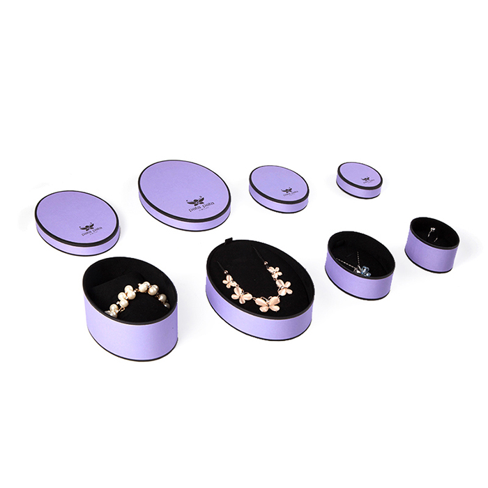 custom purple  jewelry box factory