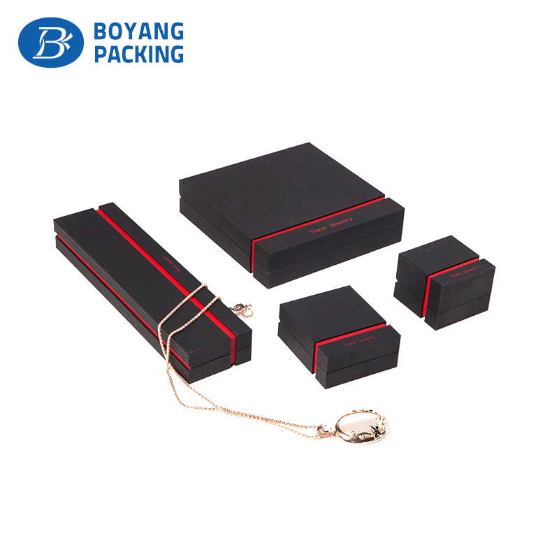 black plastic jewelry packaging wholesale